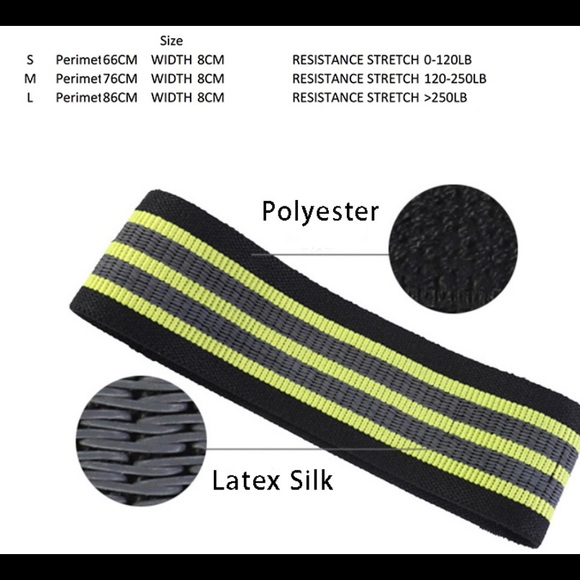 Risistance Bands set of 3 - Picture 5 of 5